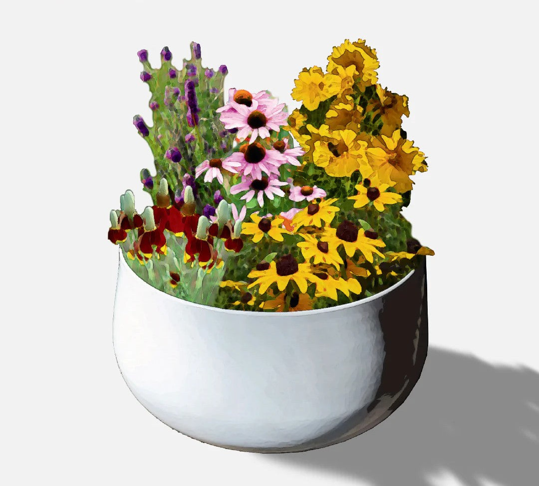 Container Wildflower Garden Design