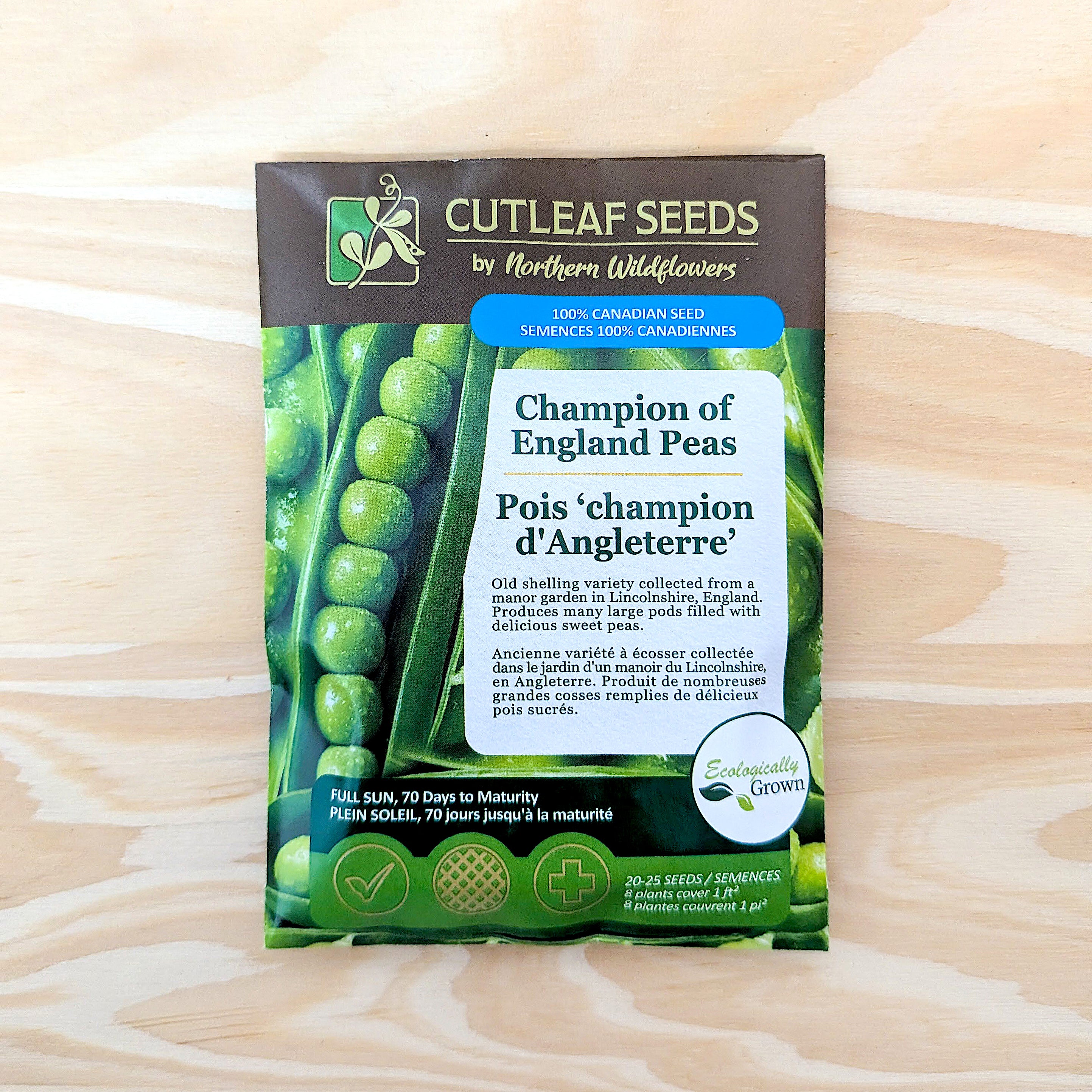 canadian garden seeds Peas, Champion of England – Northern Wildflowers