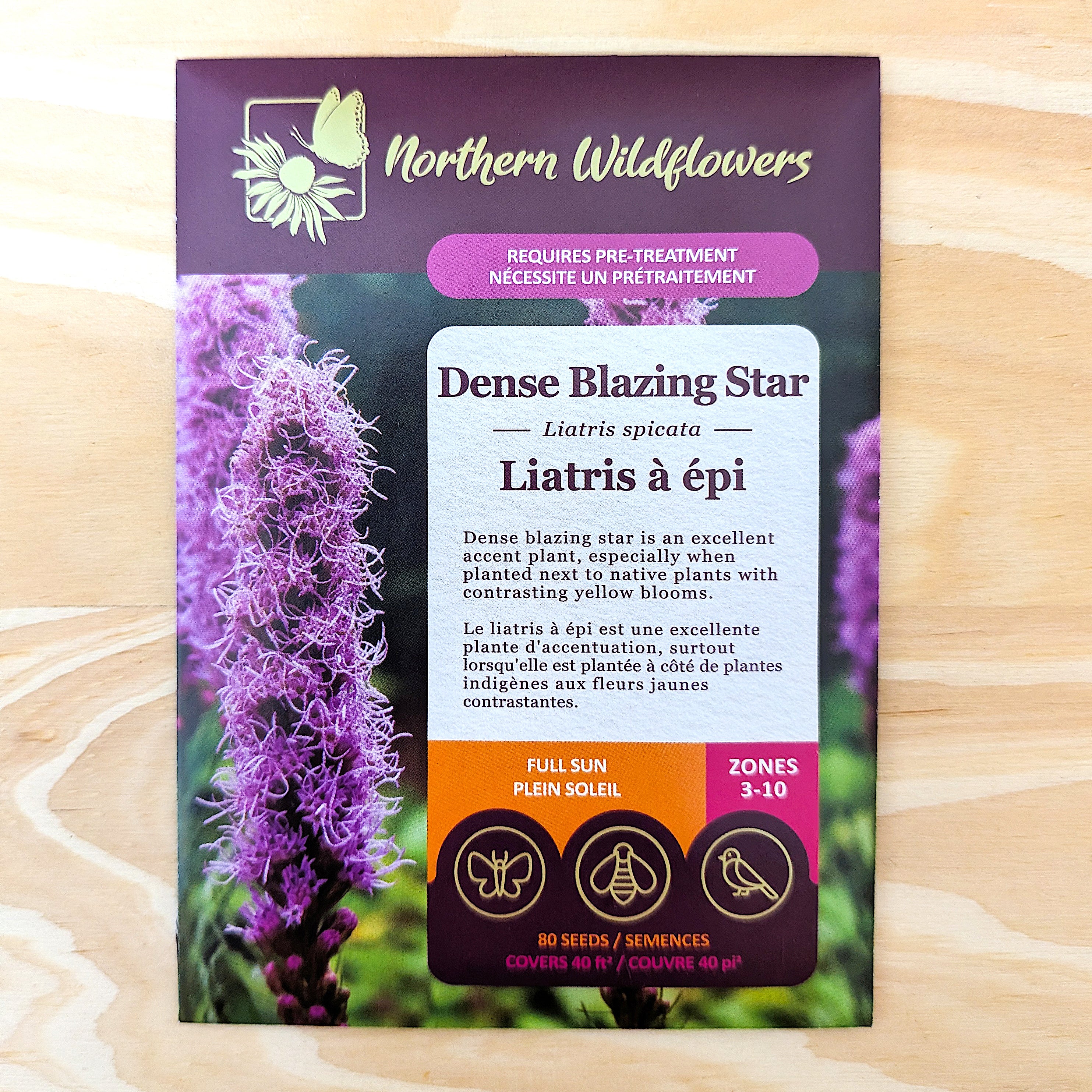 blazing star wildflower seed company Dense Blazingstar Seed – Northern Wildflowers