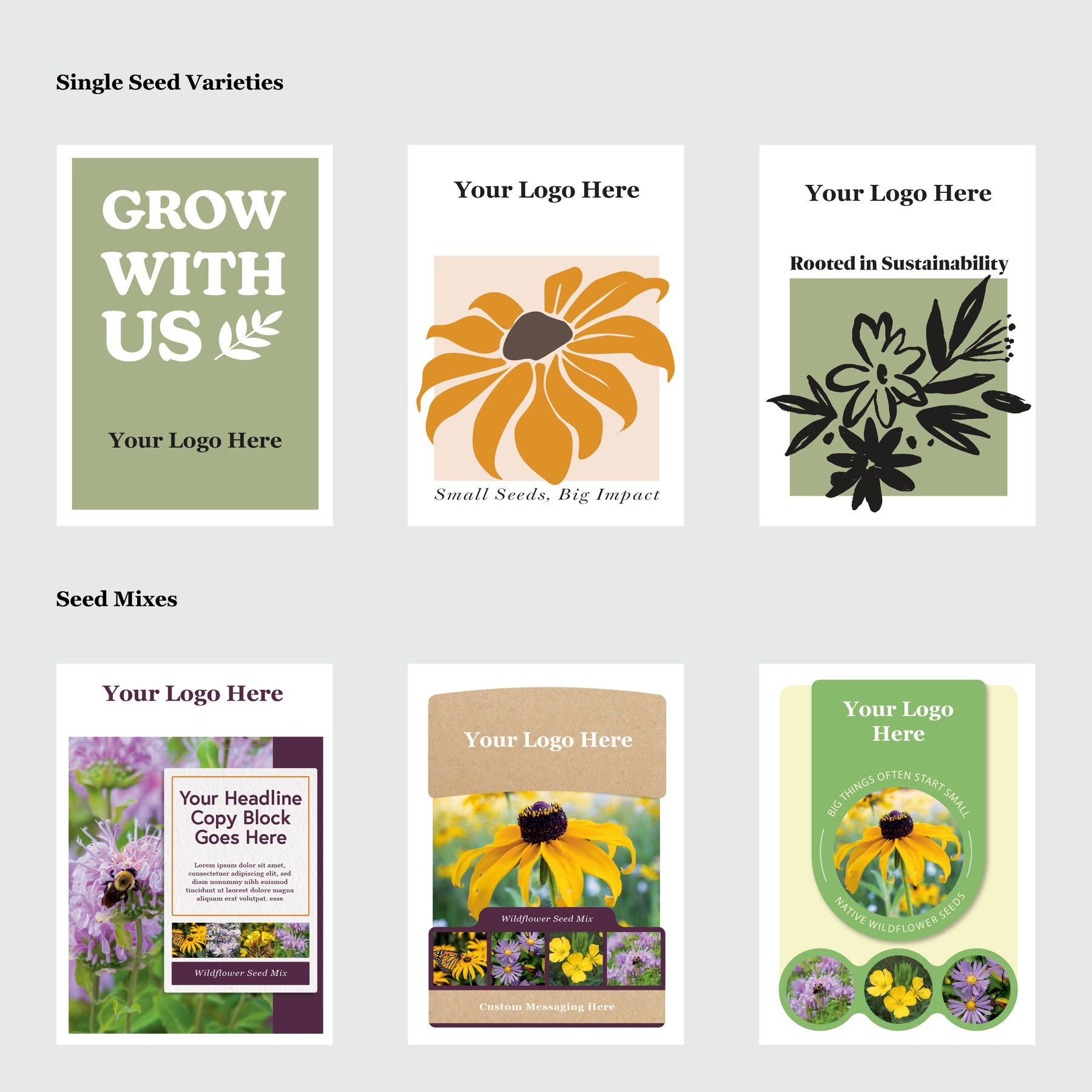 Promotional Seed Packets | Wildflower Mix