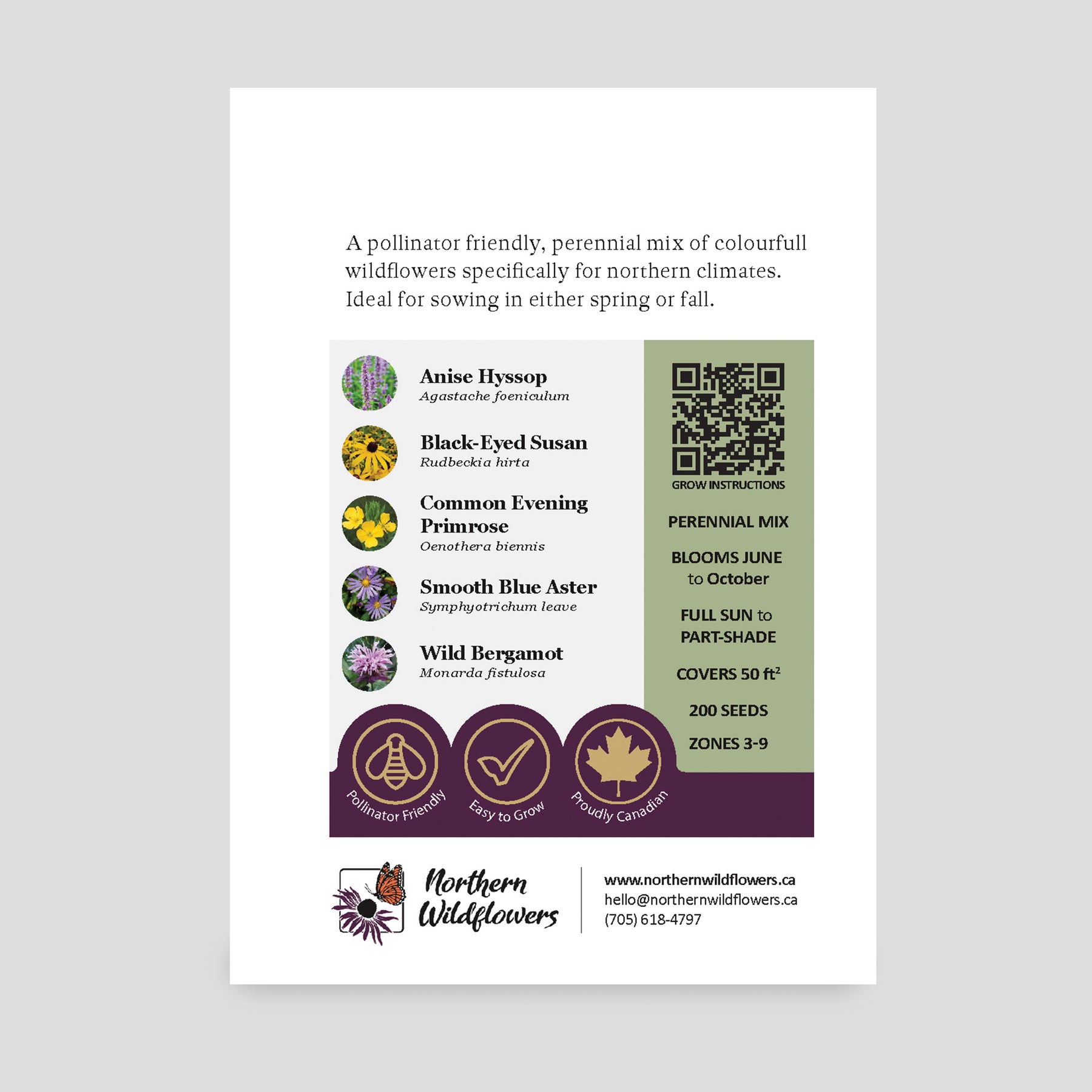 Promotional Seed Packets | Wildflower Mix