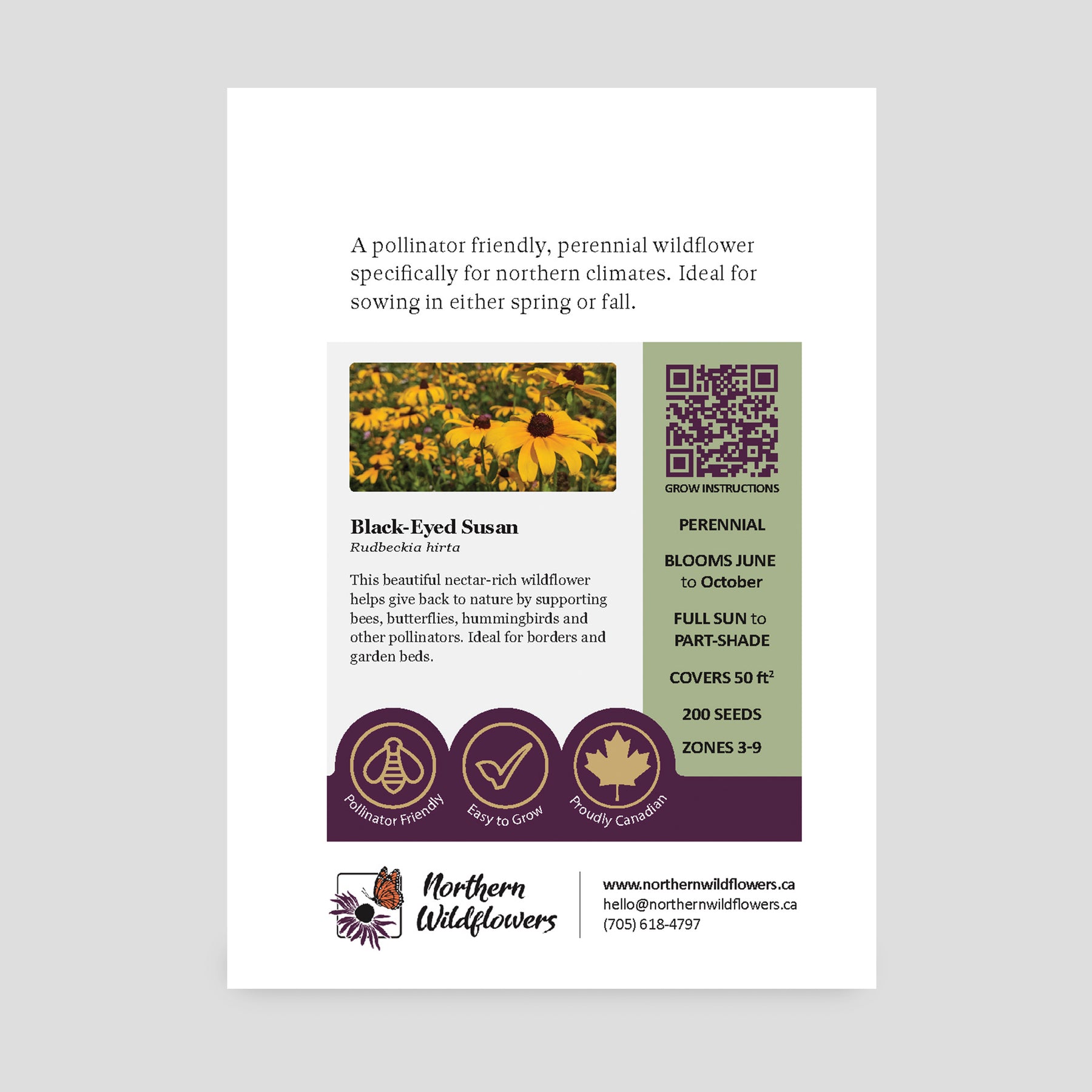 Sachets de graines promotionnels personnalisés