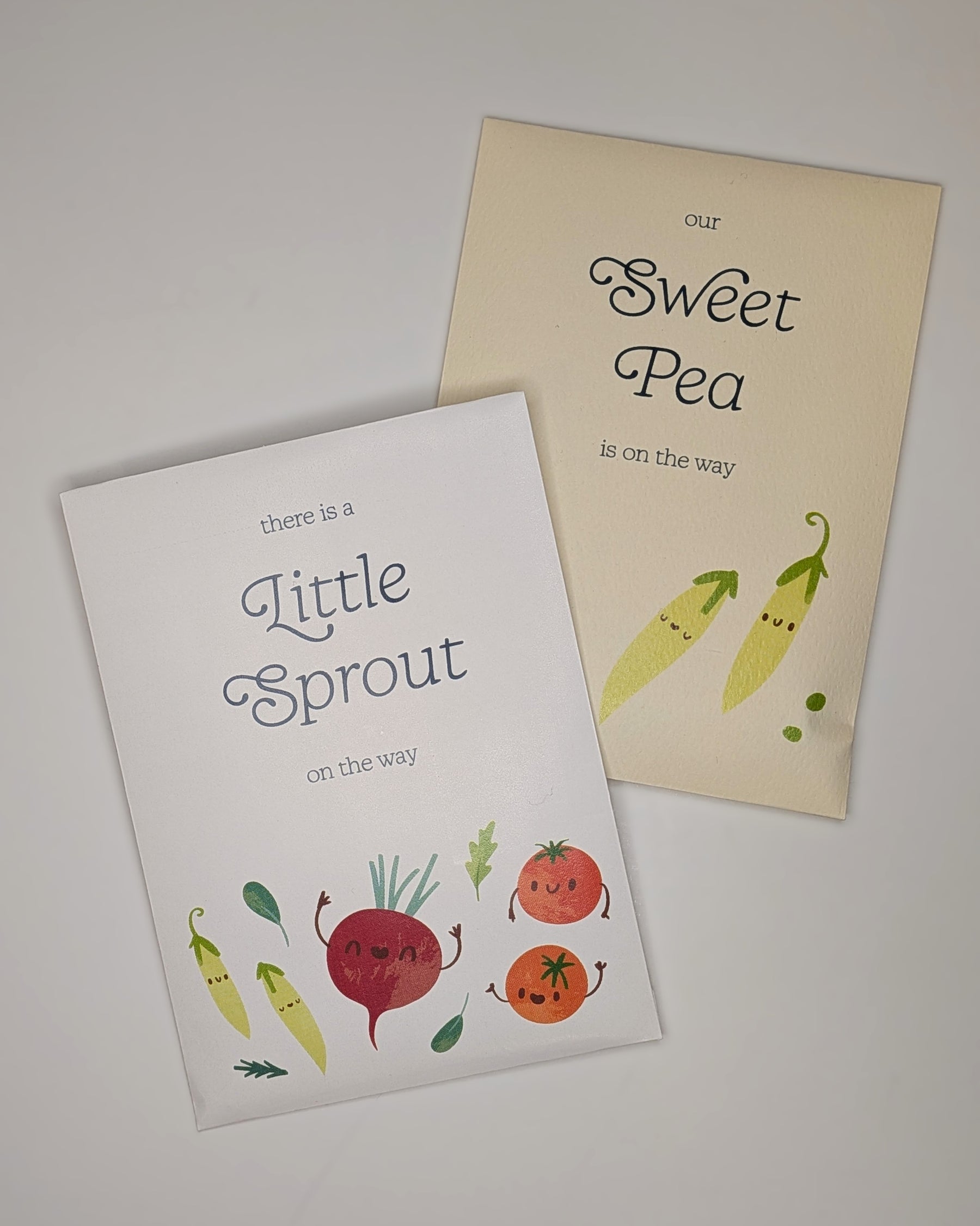 Custom Baby Shower Seed Packets | Vegetables