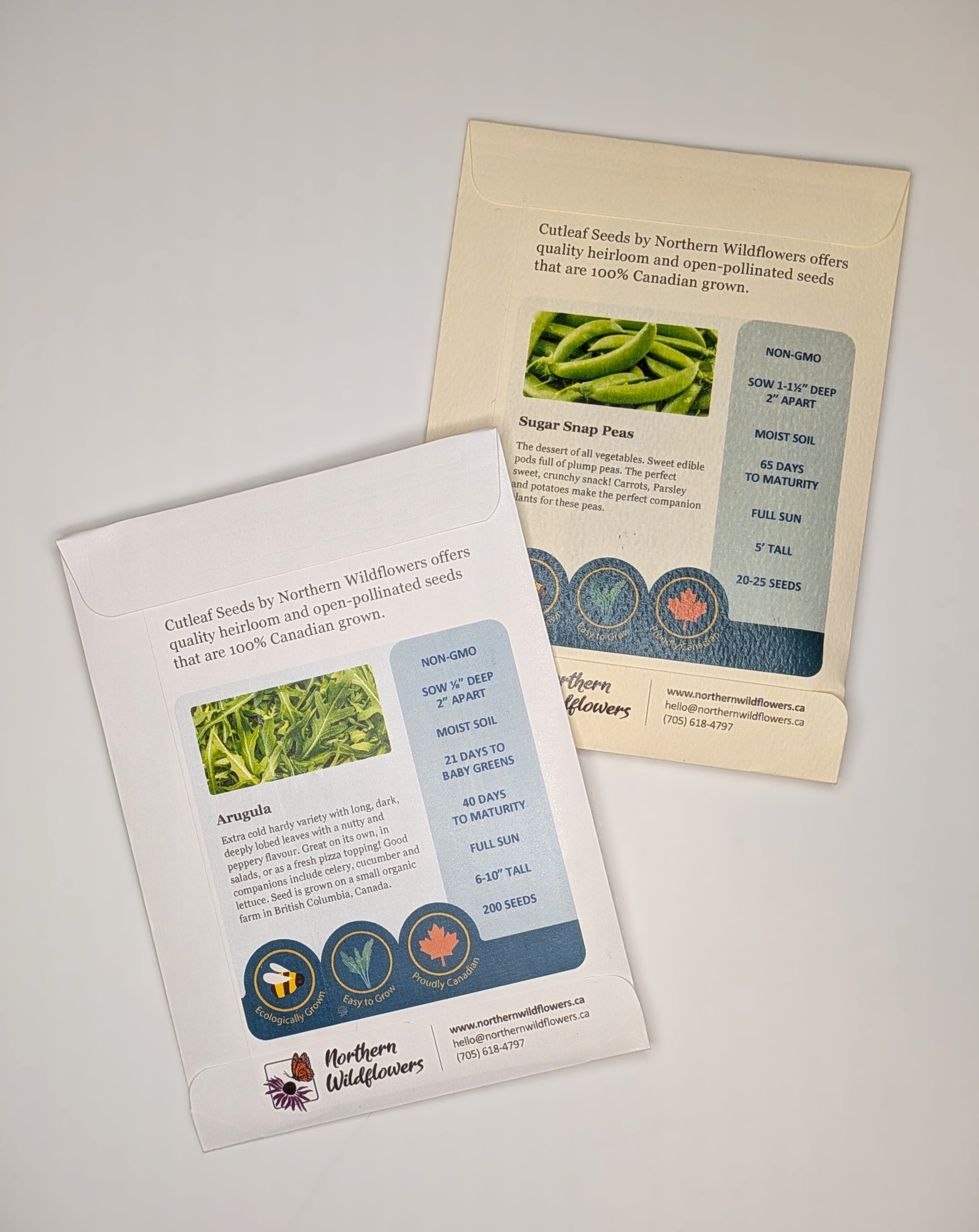 Custom Baby Shower Seed Packets | Vegetables