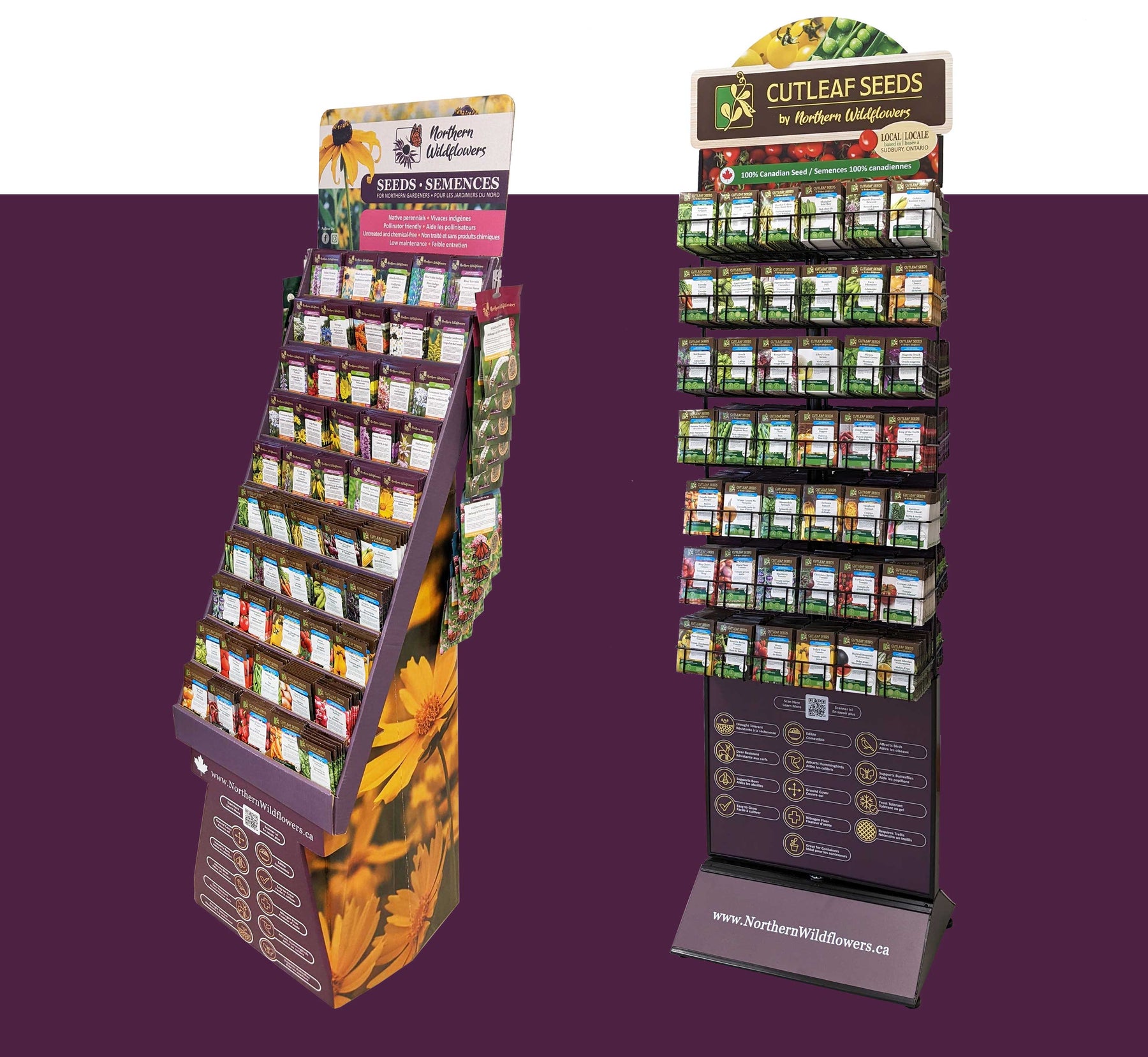 Northern Wildflowers seed rack