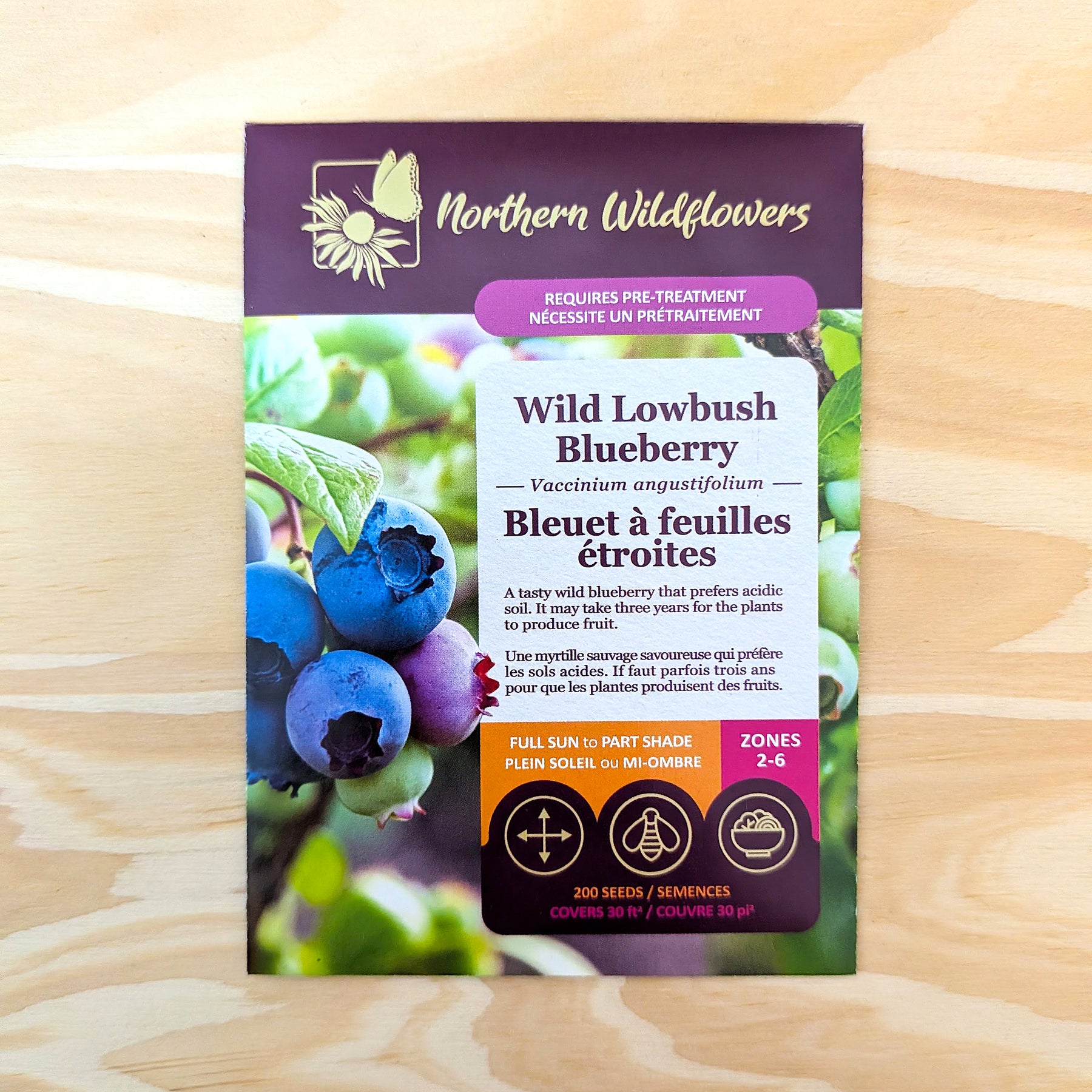Wild Lowbush Blueberry