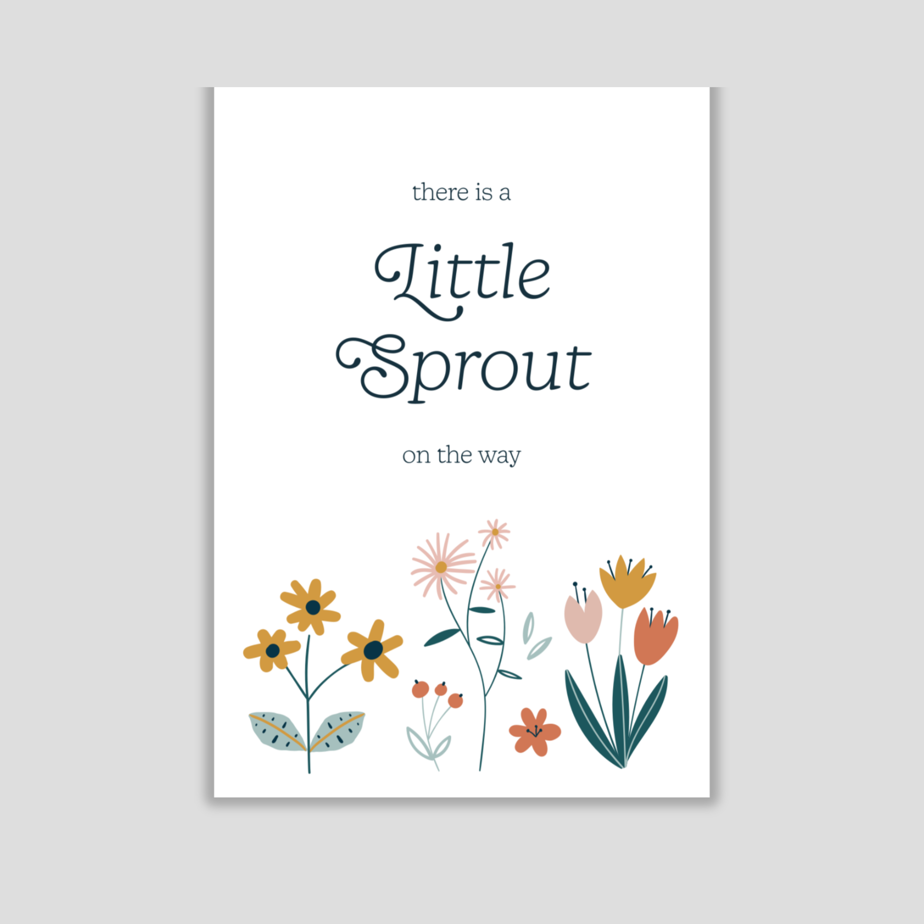 Custom Baby Shower Seed Packets | Wildflower Mix