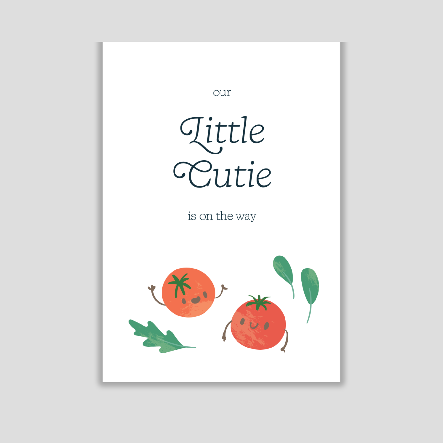Custom Baby Shower Seed Packets | Vegetables