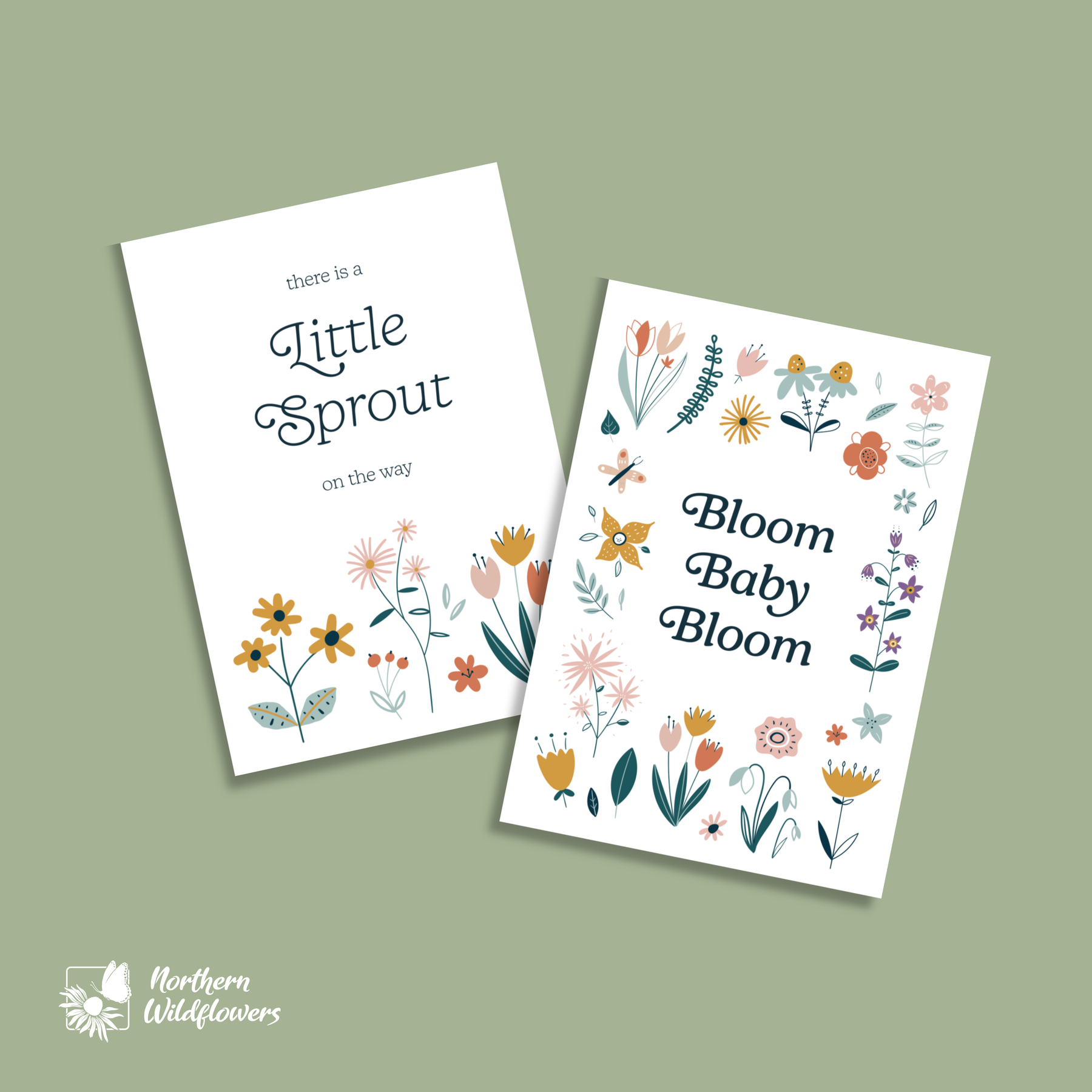 Custom Baby Shower Seed Packets | Wildflower Mix