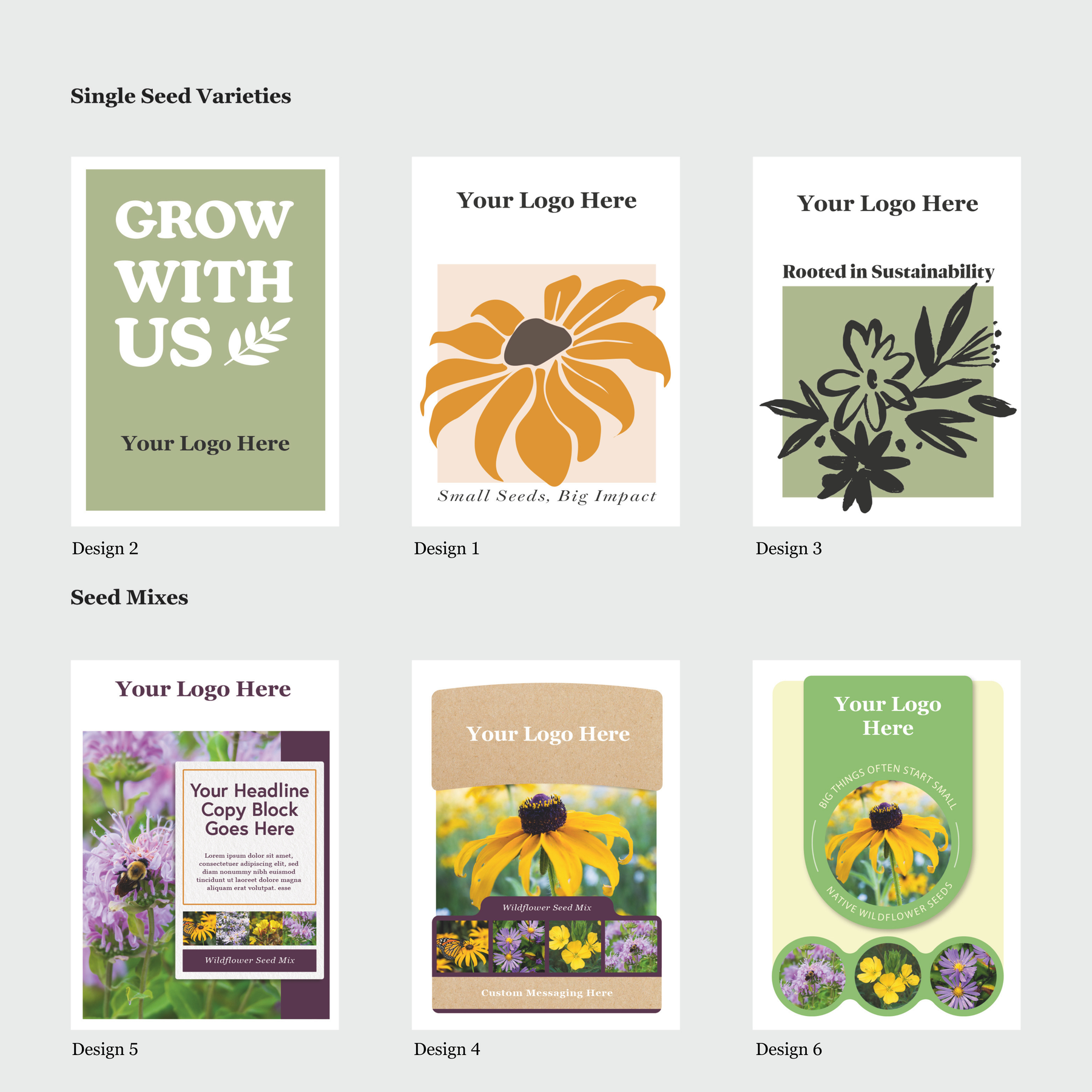 Promotional Seed Packets | Wildflower Single