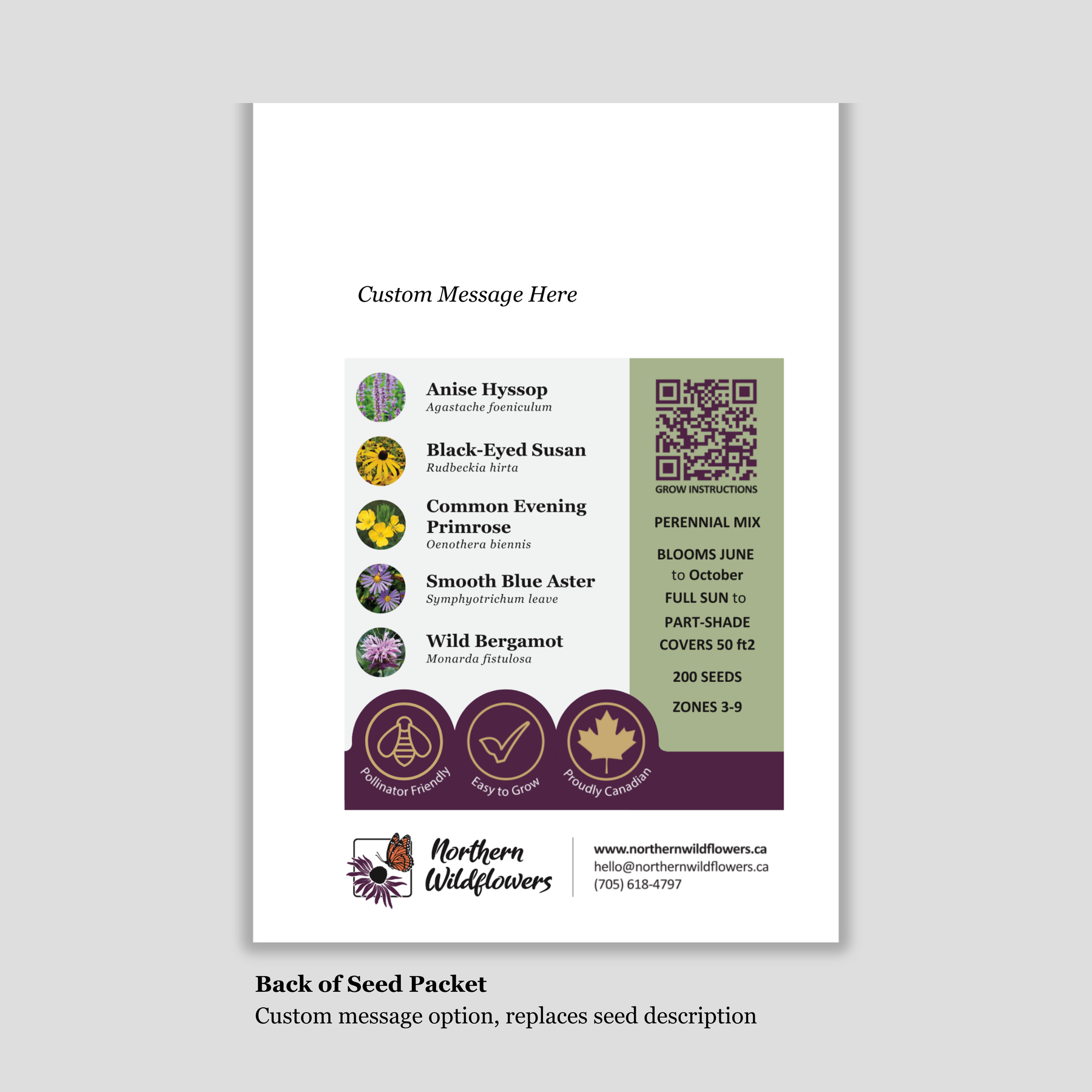 Promotional Seed Packets | Wildflower Mix