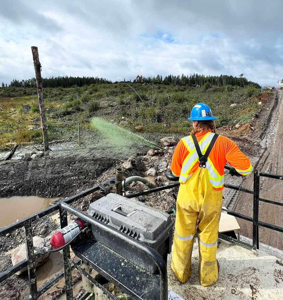 Erocon land reclamation with Northern Wildflowers Seed