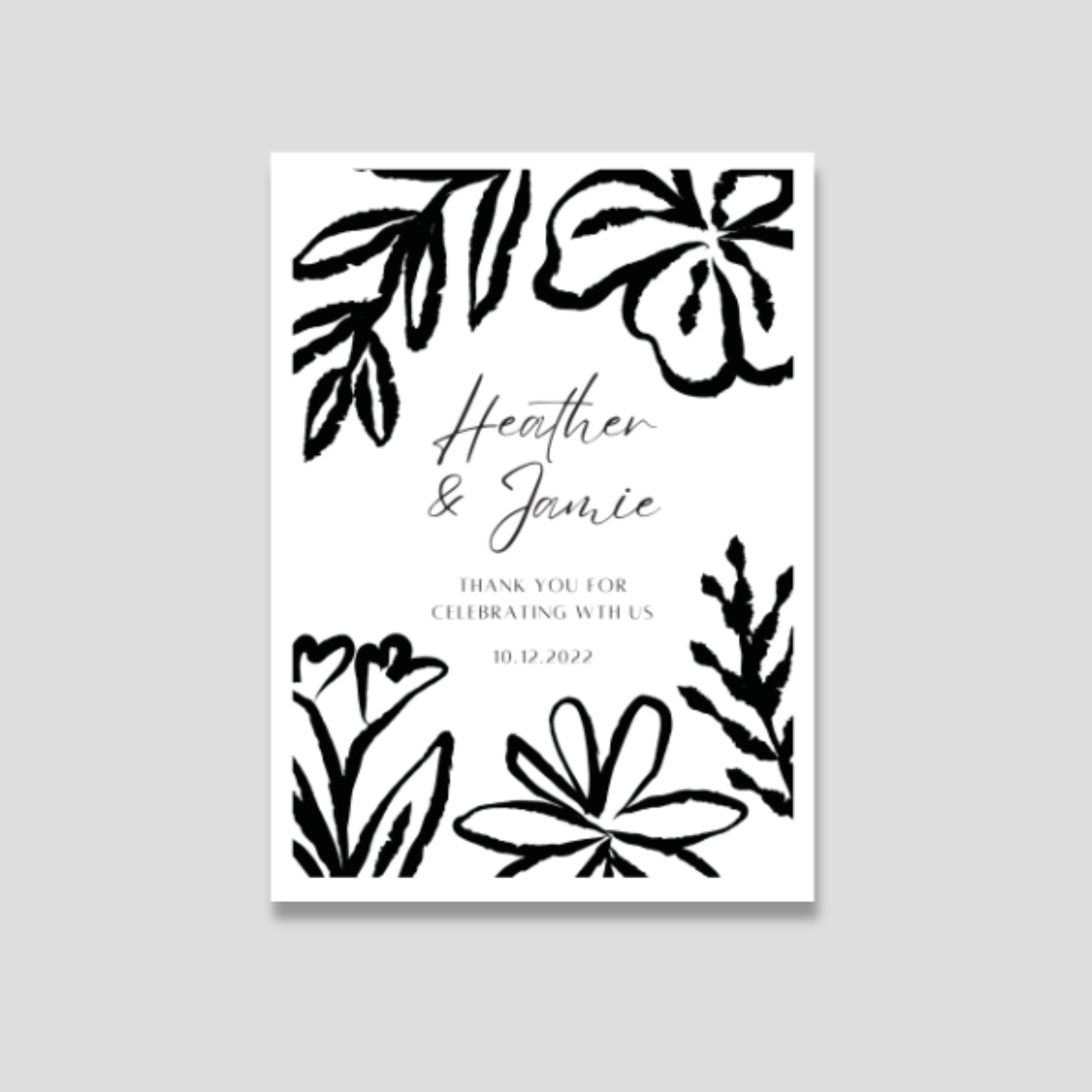 Custom Wedding Seed Packets | Wildflower Mix