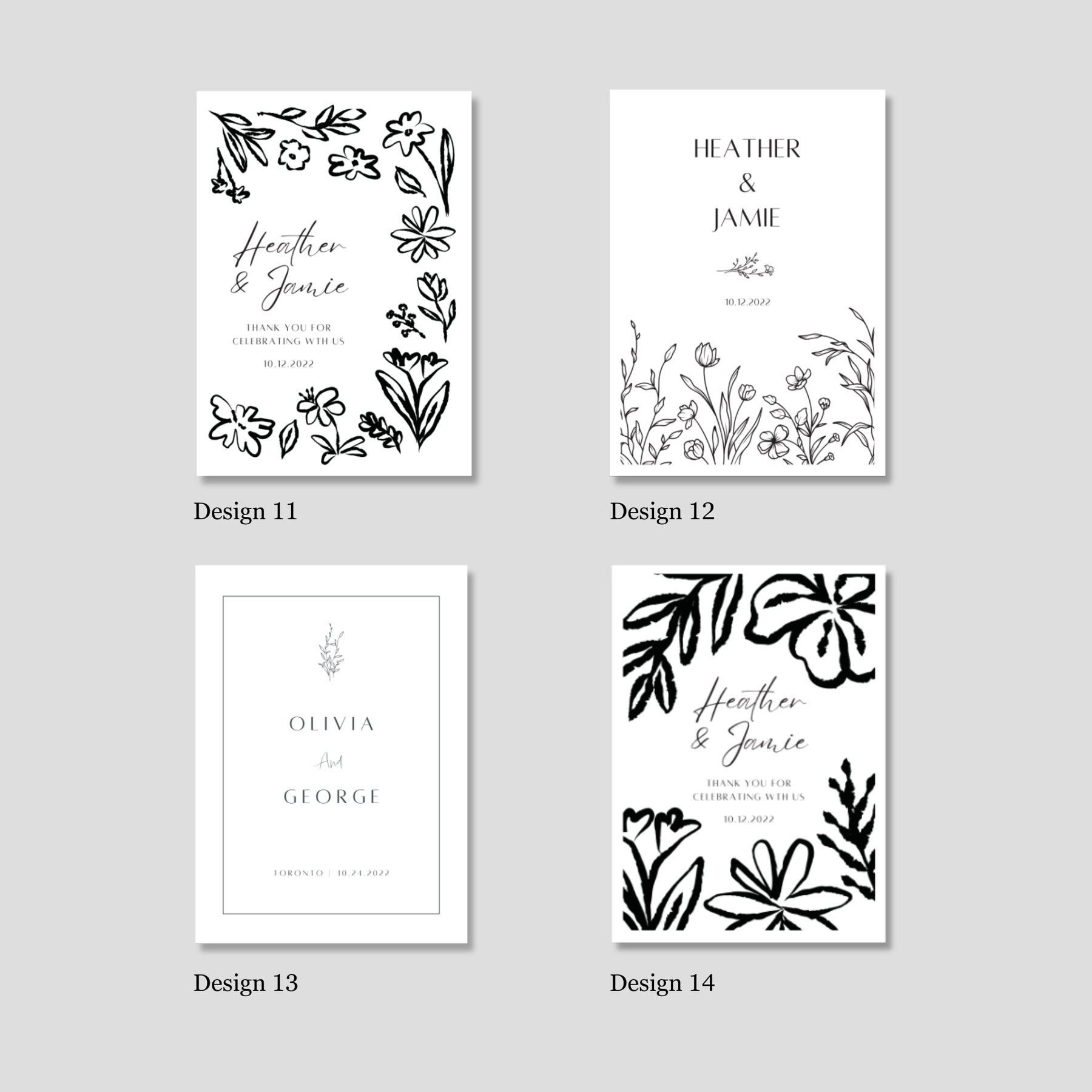 Custom Wedding Seed Packets | Wildflower Mix