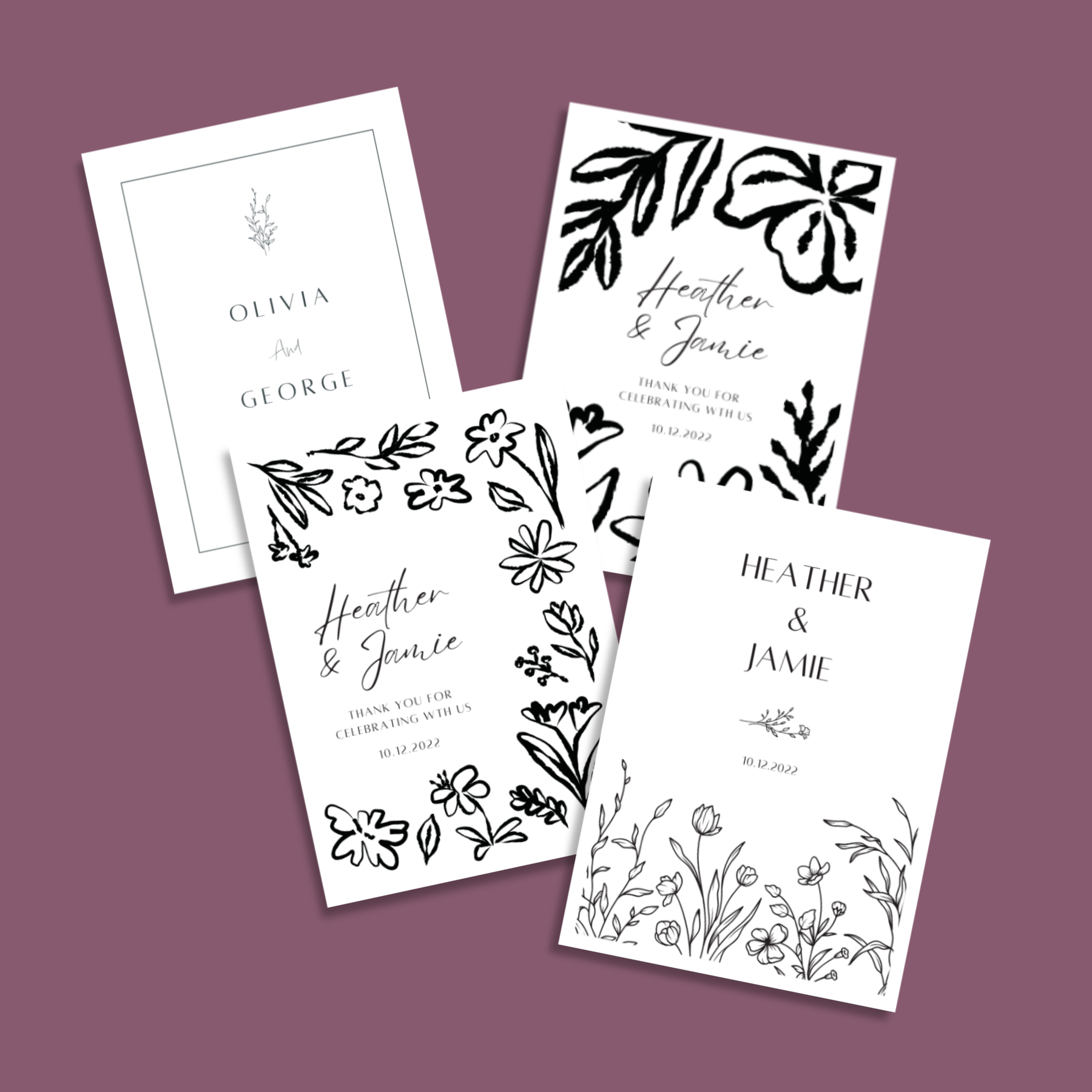 Custom Wedding Seed Packets | Wildflower Mix
