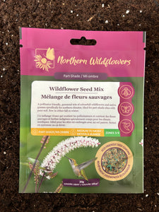 Mélange de semences de fleurs sauvages à mi-ombre – Northern Wildflowers