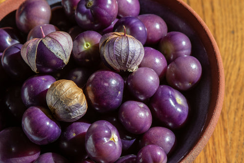 Tomatillo 'purplekeepers'